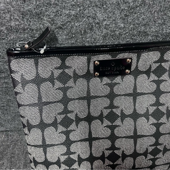 KATE SPADE Adrianne Pebbled Ace of Spades Universal Tablet Sleeve WLRU1241 Black - Picture 14 of 16